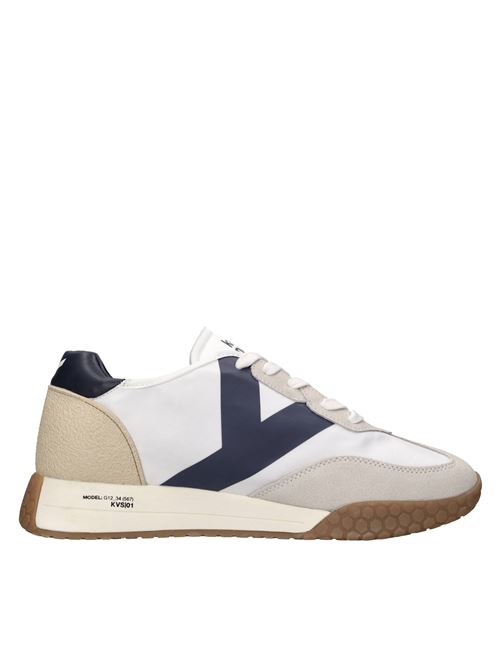 Sneakers in camoscio ecopelle e tessuto KEH NOO | S00KM9313BIANCO-NAVY